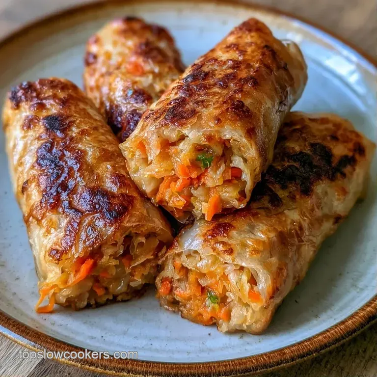 Three blistered golden rolls arranged on a slate platter with a small ceramic bowl of vibrant orange chili sauce.