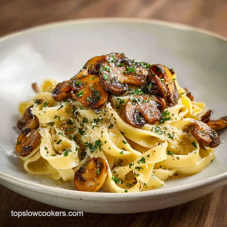 Garlic Mushroom Pasta: Creamy and Rich
