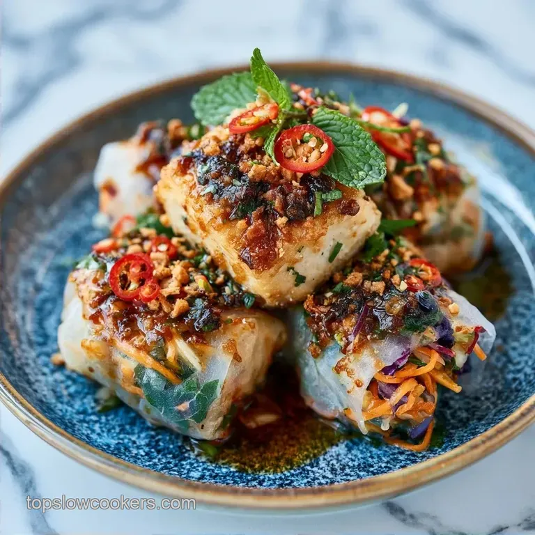 Gluten Free Vegetarian Salad Rolls with Tofu
