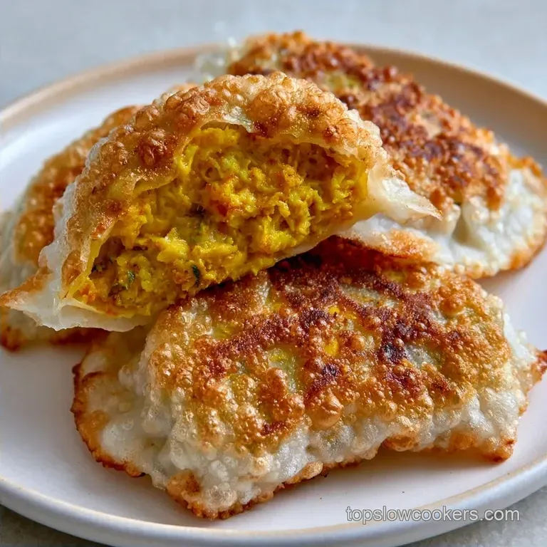 Shattering Crispy Indian Rice Paper Dumplings
