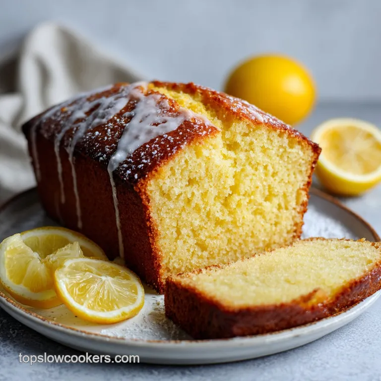 Italian Lemon Pound Cake: Silky and Tangy