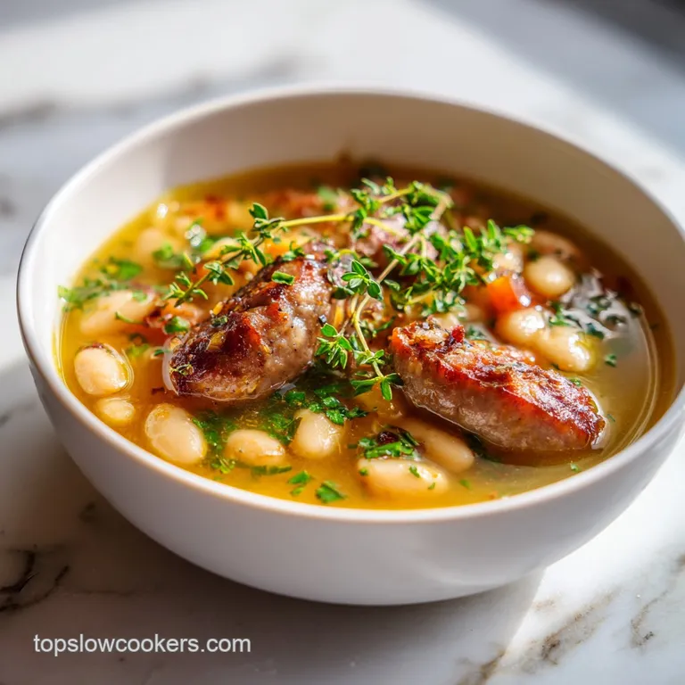 Italian Sausage White Bean Soup: Hearty and Savory