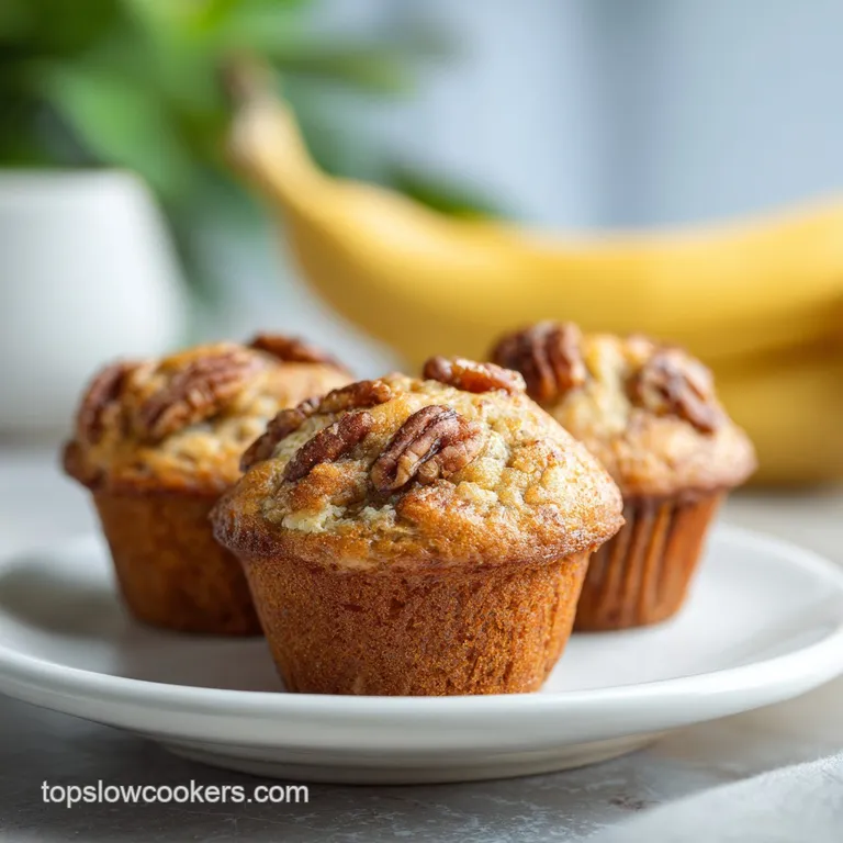A stack of warm, inviting muffins drizzled with a light glaze and a few fresh berries.