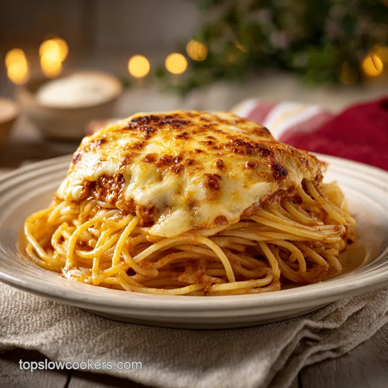 Million Dollar Spaghetti: Creamy and Baked