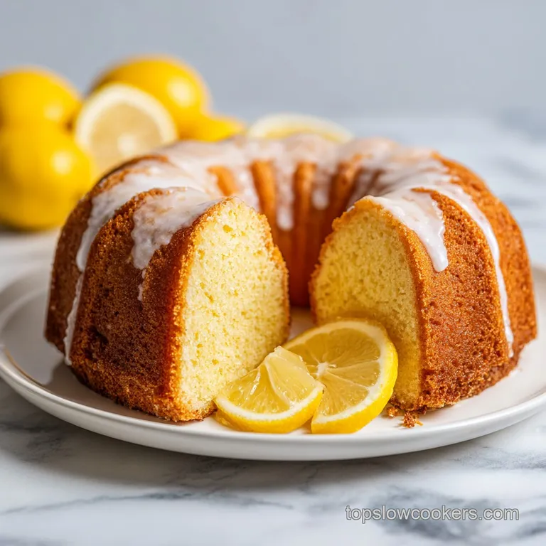 Lemon Pound Cake: Moist and Zesty