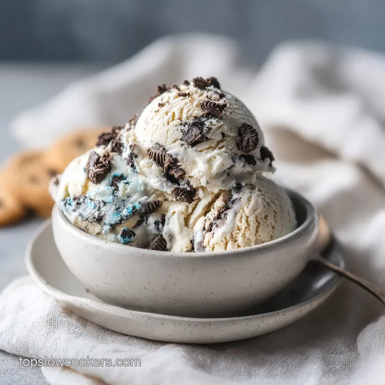 Cookie Monster Ice Cream: Creamy and No Churn