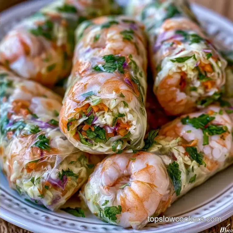 Fresh Shrimp Rice Paper Rolls in 30 Minutes