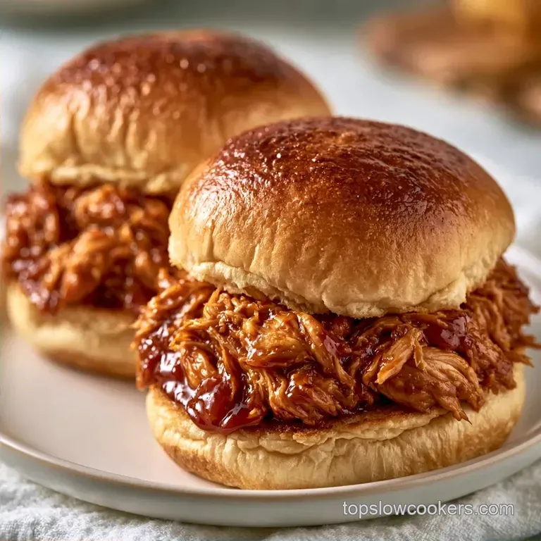 BBQ Chicken Sliders: Tender and Slow-Cooked