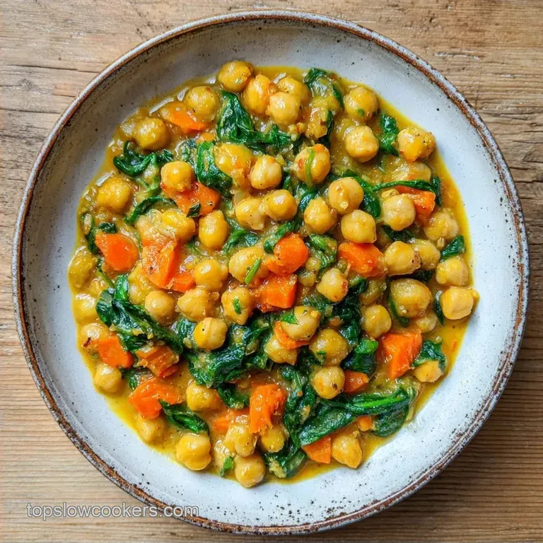 Slow Cooker Chickpea Curry: Bold and Aromatic