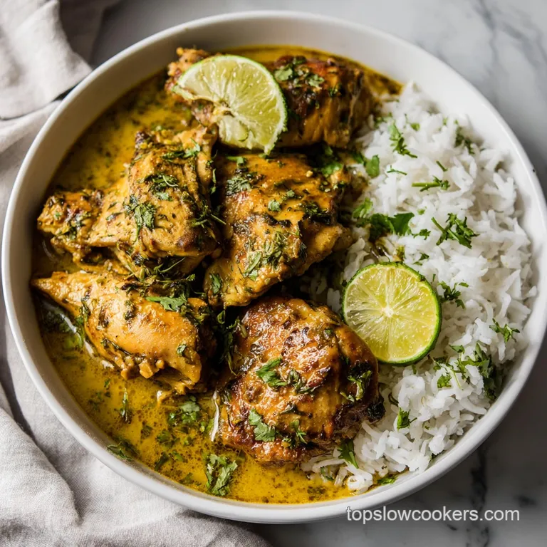 Bright, flavorful chicken piled high on a warm tortilla. Diced tomatoes and a drizzle of creamy sauce add appealing color.