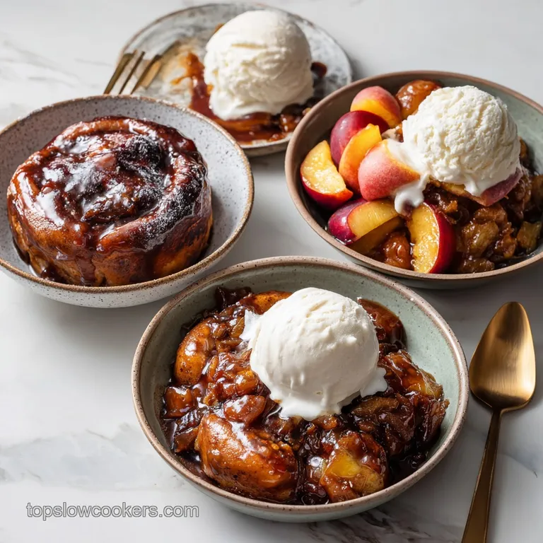 6 Easy Slow Cooker Dessert Recipes