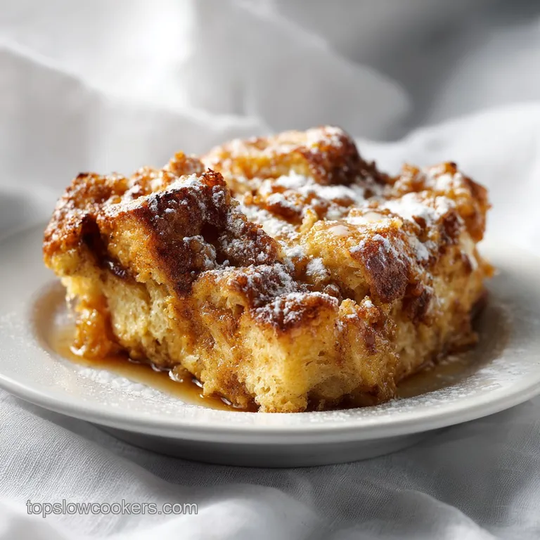 Slow Cooker French Toast Casserole Recipe