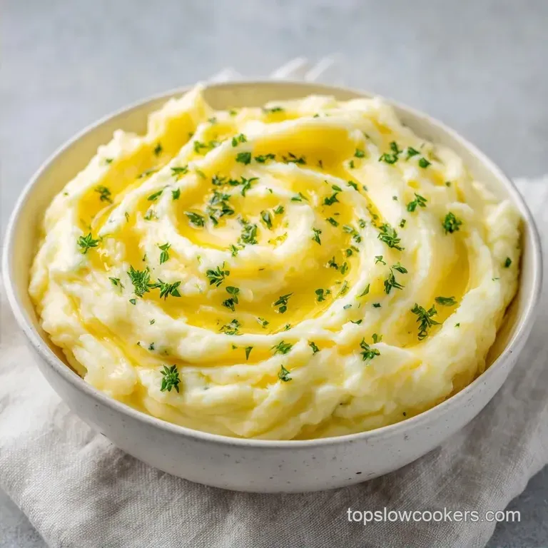 Slow Cooker Mashed Potatoes: Velvety and Savory