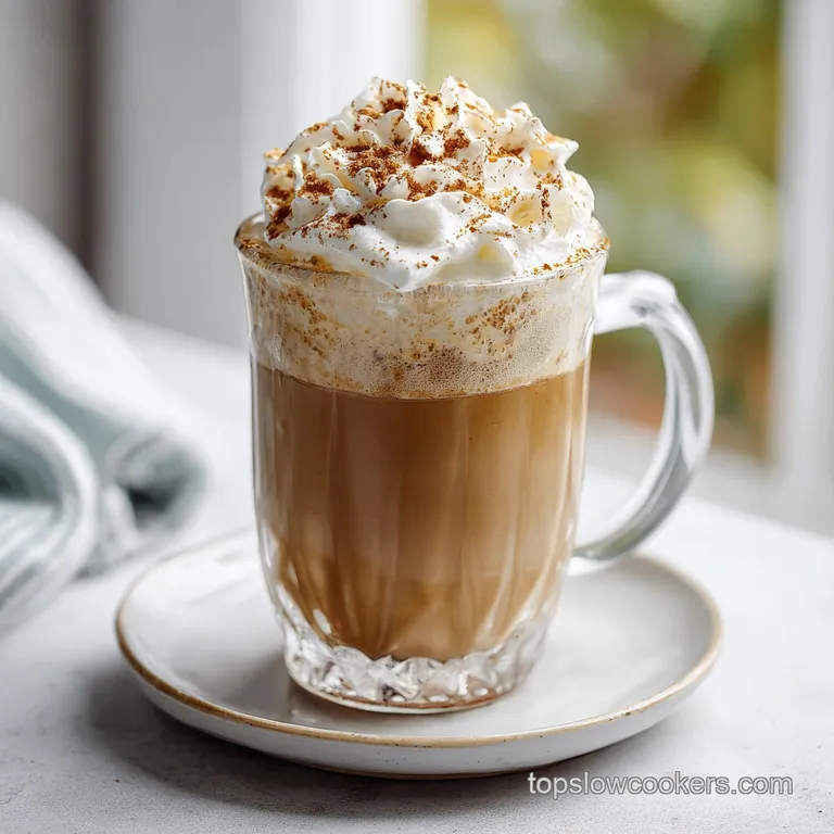 Slow Cooker Pumpkin Spice Latte: Creamy and Spiced