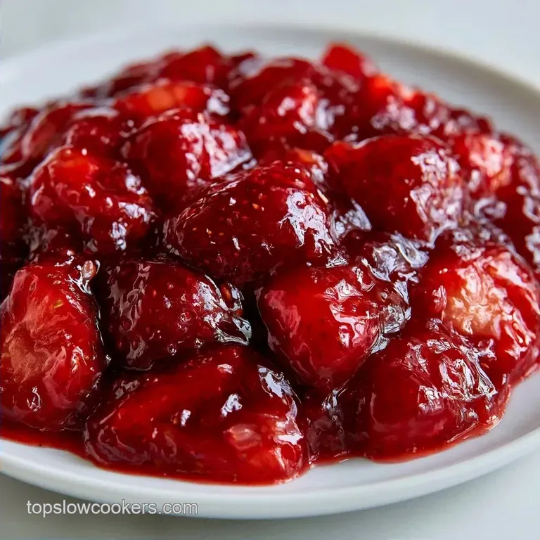 Slow Cooker Strawberry Rhubarb Jam in 8 Hours