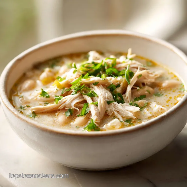 Slow Cooker White Chicken Chili