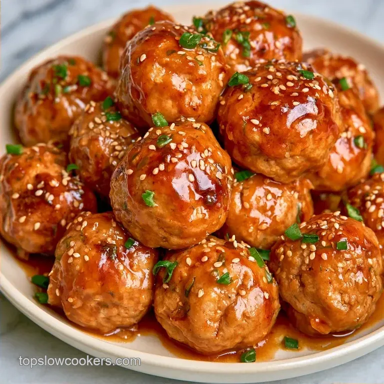 Easy Teriyaki Chicken Meatballs